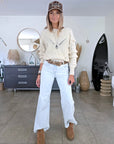 Pull beige à maille chaude - 𝐌𝐚𝐫𝐢𝐧𝐚𝟒𝟒𝐟𝐚𝐦𝐢𝐥𝐲