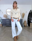 Pull beige à maille chaude - 𝐌𝐚𝐫𝐢𝐧𝐚𝟒𝟒𝐟𝐚𝐦𝐢𝐥𝐲