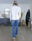 Veste en bouclette écrue