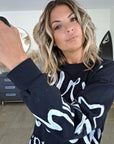 Robe noire à inscriptions - 𝐌𝐚𝐫𝐢𝐧𝐚𝟒𝟒𝐟𝐚𝐦𝐢𝐥𝐲