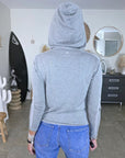 Cardigan gris "love"