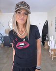 T-shirt noir rock - 𝐌𝐚𝐫𝐢𝐧𝐚𝟒𝟒𝐟𝐚𝐦𝐢𝐥𝐲