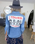 Chemise bleue rock'n'roll - 𝐌𝐚𝐫𝐢𝐧𝐚𝟒𝟒𝐟𝐚𝐦𝐢𝐥𝐲