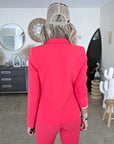 Veste cintrée rouge vif - 𝐌𝐚𝐫𝐢𝐧𝐚𝟒𝟒𝐟𝐚𝐦𝐢𝐥𝐲
