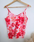 Débardeur flower rouge - 𝐌𝐚𝐫𝐢𝐧𝐚𝟒𝟒𝐟𝐚𝐦𝐢𝐥𝐲