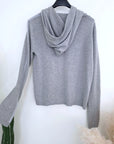 Cardigan gris "love"