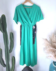 Robe vert vif avec sa ceinture japonaise - 𝐌𝐚𝐫𝐢𝐧𝐚𝟒𝟒𝐟𝐚𝐦𝐢𝐥𝐲