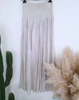 Robe jupe beige grise 2&1