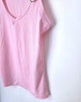 Débardeur rose à maille côtelée avec élasthanne - 𝐌𝐚𝐫𝐢𝐧𝐚𝟒𝟒𝐟𝐚𝐦𝐢𝐥𝐲