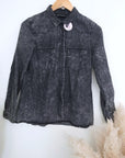 Chemise grise à effet délavé - 𝐌𝐚𝐫𝐢𝐧𝐚𝟒𝟒𝐟𝐚𝐦𝐢𝐥𝐲