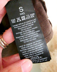 T-shirt kaki à inscriptions "rock" avec perles bijoux