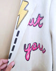 Veste longue en suédine à tags - 𝐌𝐚𝐫𝐢𝐧𝐚𝟒𝟒𝐟𝐚𝐦𝐢𝐥𝐲