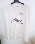 T-shirt écru "je t'aime ..."