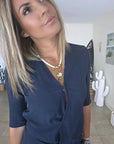 Robe bleu marine - 𝐌𝐚𝐫𝐢𝐧𝐚𝟒𝟒𝐟𝐚𝐦𝐢𝐥𝐲