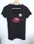 T-shirt noir rock - 𝐌𝐚𝐫𝐢𝐧𝐚𝟒𝟒𝐟𝐚𝐦𝐢𝐥𝐲