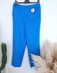 Pantalon bleu vif longueur 7/8è - 𝐌𝐚𝐫𝐢𝐧𝐚𝟒𝟒𝐟𝐚𝐦𝐢𝐥𝐲