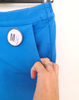 Pantalon bleu vif longueur 7/8è - 𝐌𝐚𝐫𝐢𝐧𝐚𝟒𝟒𝐟𝐚𝐦𝐢𝐥𝐲