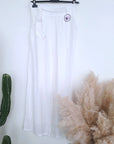 Pantalon blanc à jambes droites - 𝐌𝐚𝐫𝐢𝐧𝐚𝟒𝟒𝐟𝐚𝐦𝐢𝐥𝐲