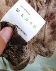 Blouse à imprimé python marron - 𝐌𝐚𝐫𝐢𝐧𝐚𝟒𝟒𝐟𝐚𝐦𝐢𝐥𝐲