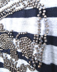 Robe marinière avec perles bijoux - 𝐌𝐚𝐫𝐢𝐧𝐚𝟒𝟒𝐟𝐚𝐦𝐢𝐥𝐲