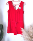 Combi-short rouge vif - 𝐌𝐚𝐫𝐢𝐧𝐚𝟒𝟒𝐟𝐚𝐦𝐢𝐥𝐲