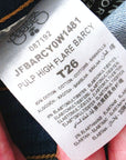 Jean bleu high flare