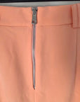 Jupe portefeuille saumon fluo