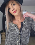 Cardigan chic léo