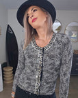 Cardigan chic léo