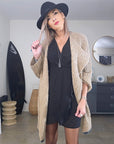 Gilet doux dorés