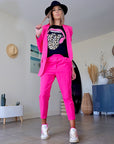 Veste chic fuchsia - 𝐌𝐚𝐫𝐢𝐧𝐚𝟒𝟒𝐟𝐚𝐦𝐢𝐥𝐲