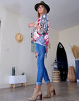 Blouse lin tie and dye - 𝐌𝐚𝐫𝐢𝐧𝐚𝟒𝟒𝐟𝐚𝐦𝐢𝐥𝐲