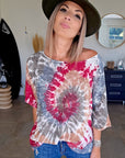 Blouse lin tie and dye - 𝐌𝐚𝐫𝐢𝐧𝐚𝟒𝟒𝐟𝐚𝐦𝐢𝐥𝐲