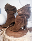 Bottes marron 100% cuir