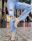Bottines Janis beiges 100% cuir - ๐๐๐ซ๐ข๐ง๐๐๐๐๐๐ฆ๐ข๐ฅ๐ฒ