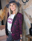 T-shirt gris la vie en rock fuchsia - 𝐌𝐚𝐫𝐢𝐧𝐚𝟒𝟒𝐟𝐚𝐦𝐢𝐥𝐲