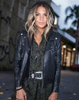 Perfecto 100% cuir noir 2&1 - 𝐌𝐚𝐫𝐢𝐧𝐚𝟒𝟒𝐟𝐚𝐦𝐢𝐥𝐲