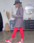 Manteau chaud pied-de-poule - 𝐌𝐚𝐫𝐢𝐧𝐚𝟒𝟒𝐟𝐚𝐦𝐢𝐥𝐲