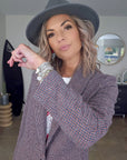 Manteau chaud pied-de-poule - 𝐌𝐚𝐫𝐢𝐧𝐚𝟒𝟒𝐟𝐚𝐦𝐢𝐥𝐲
