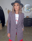 Manteau chaud pied-de-poule - 𝐌𝐚𝐫𝐢𝐧𝐚𝟒𝟒𝐟𝐚𝐦𝐢𝐥𝐲