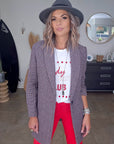 Manteau chaud pied-de-poule - 𝐌𝐚𝐫𝐢𝐧𝐚𝟒𝟒𝐟𝐚𝐦𝐢𝐥𝐲