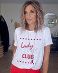 T-shirt blanc Lady Karl