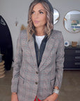 Veste carreaux à capuche - 𝐌𝐚𝐫𝐢𝐧𝐚𝟒𝟒𝐟𝐚𝐦𝐢𝐥𝐲