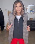 Veste carreaux à capuche - 𝐌𝐚𝐫𝐢𝐧𝐚𝟒𝟒𝐟𝐚𝐦𝐢𝐥𝐲