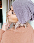 Bonnet tombant marron chiné - 𝐌𝐚𝐫𝐢𝐧𝐚𝟒𝟒𝐟𝐚𝐦𝐢𝐥𝐲