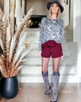 Short chic bordeaux SANDRO - 𝐌𝐚𝐫𝐢𝐧𝐚𝟒𝟒𝐟𝐚𝐦𝐢𝐥𝐲