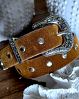 Ceinture velours ras marron - 𝐌𝐚𝐫𝐢𝐧𝐚𝟒𝟒𝐟𝐚𝐦𝐢𝐥𝐲