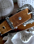 Ceinture velours ras marron - 𝐌𝐚𝐫𝐢𝐧𝐚𝟒𝟒𝐟𝐚𝐦𝐢𝐥𝐲
