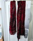 Foulard imprimé rouge bordeaux - 𝐌𝐚𝐫𝐢𝐧𝐚𝟒𝟒𝐟𝐚𝐦𝐢𝐥𝐲