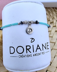 Bracelet bleu turquoise DORIANE - 𝐌𝐚𝐫𝐢𝐧𝐚𝟒𝟒𝐟𝐚𝐦𝐢𝐥𝐲